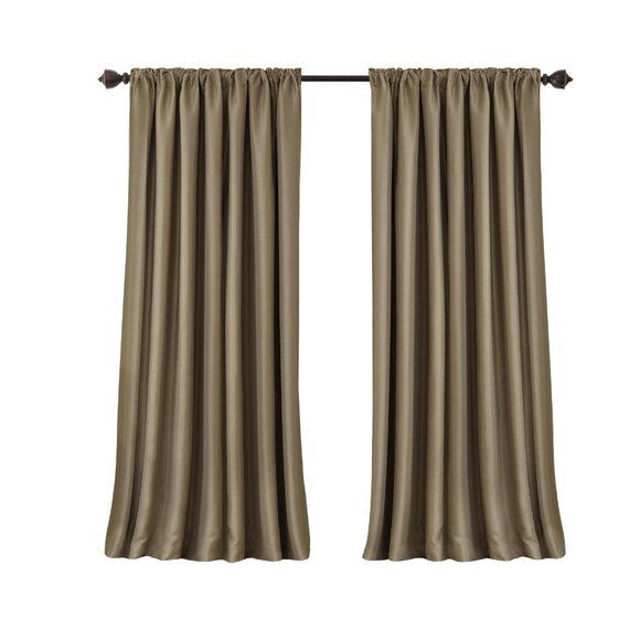 NWT Elrene Home Fashions Darkening Rod Pocket Window Panel Gold Yellow 52x84 - Picture 1 of 12